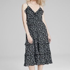 And Now This Women's Tiered-Ruffle Sleeveless Midi Dress